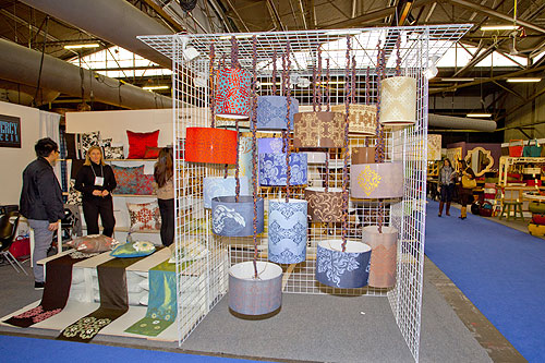 grid booth as provided by Manny Stone Decorators