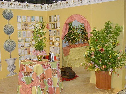 floral and product display by Manny Stone Decorators