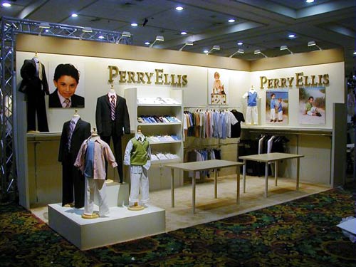 Perry Ellis trade show display by Manny Stone Decorators
