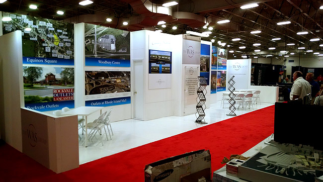 trade show booth designed and built by Manny Stone Decorators