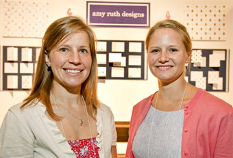 Amy Ruth Designs trade show booth designed by Manny Stone Decorators
