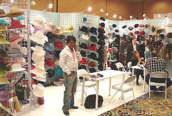 Betmar Hats trade show installation by Manny Stone Decorators