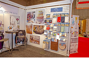 hard wall booth as provided by Manny Stone Decorators