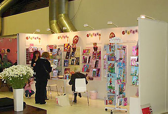 Iscream trade show booth by Manny Stone Decorators