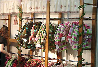 Coat Collection trade show display by Manny Stone Decorators