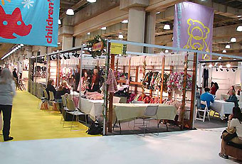 Coat Collection trade show display by Manny Stone Decorators