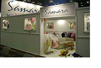 Manny Stone Decorators provide trade show displays for Samara 2000