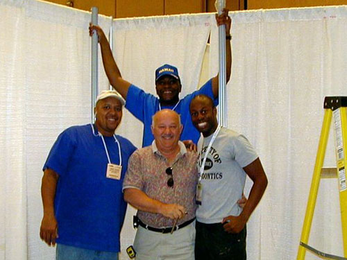 No ladder needed when we have Tony!
