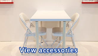 view our accessories for your trade show booth