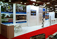 White Masonite Flooring