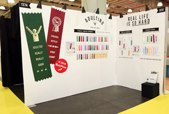 National Stationery Show trade show booths designed by Manny Stone Decorators