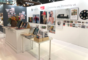 Photo Plus trade show booths designed by Manny Stone Decorators