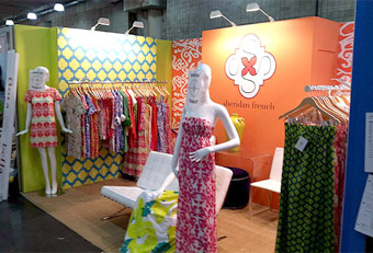 trade show booths for Coterie designed by Manny Stone Decorators