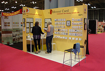 National Stationery Show trade show booths designed by Manny Stone Decorators