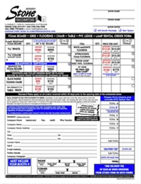 universal foam board form